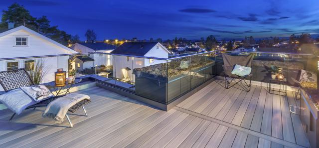 Bilde av Fiberon kompositt terrassegulv, takterrasse