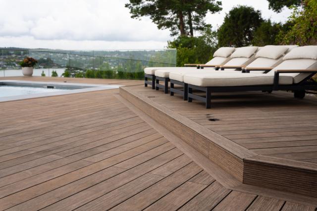 bilde av bambus terrasse