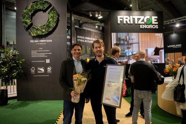 Fritzøe Engros vant prisen for beste stand 2023